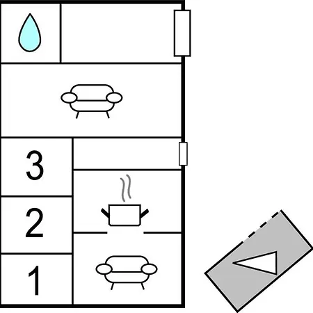 Three-bedroom In Dom wakacyjny